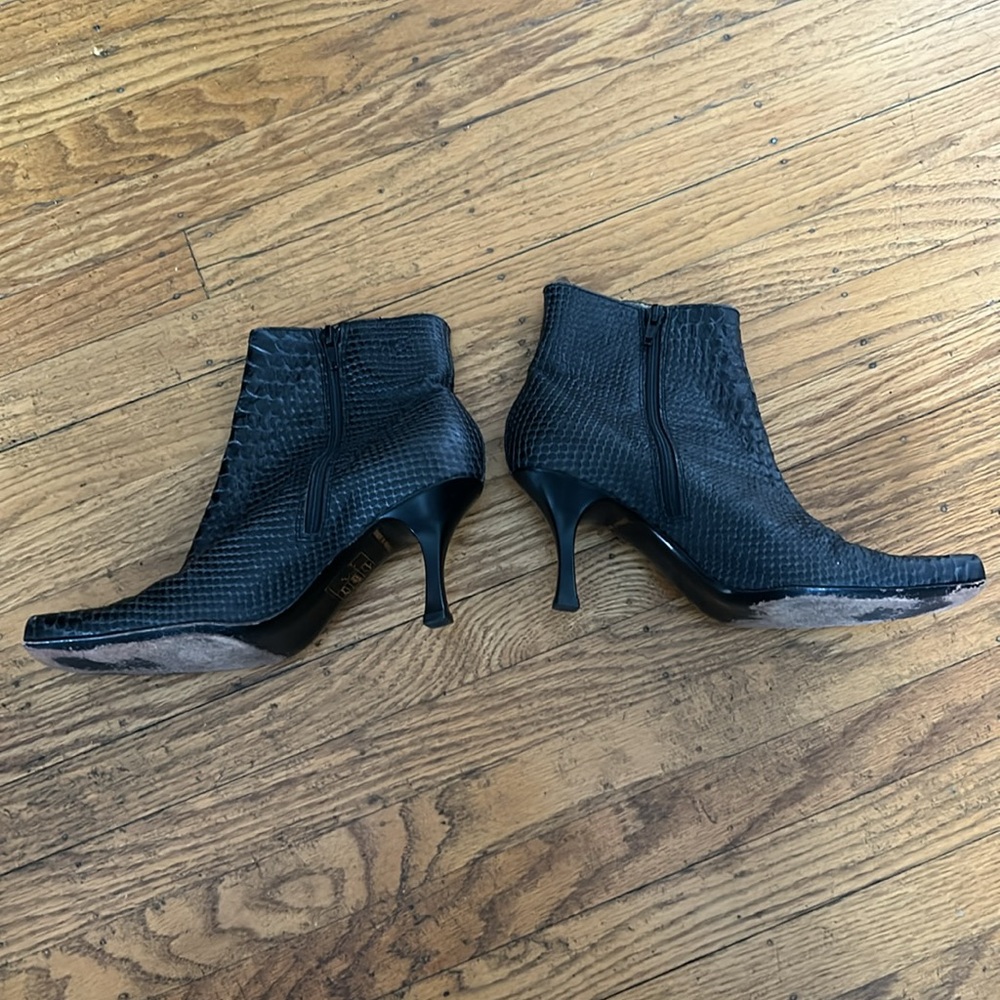 Square toe leather Boots’s - Picture 4 of 11